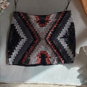 Zara Skirt, sequin mini skirt, sequins skirt